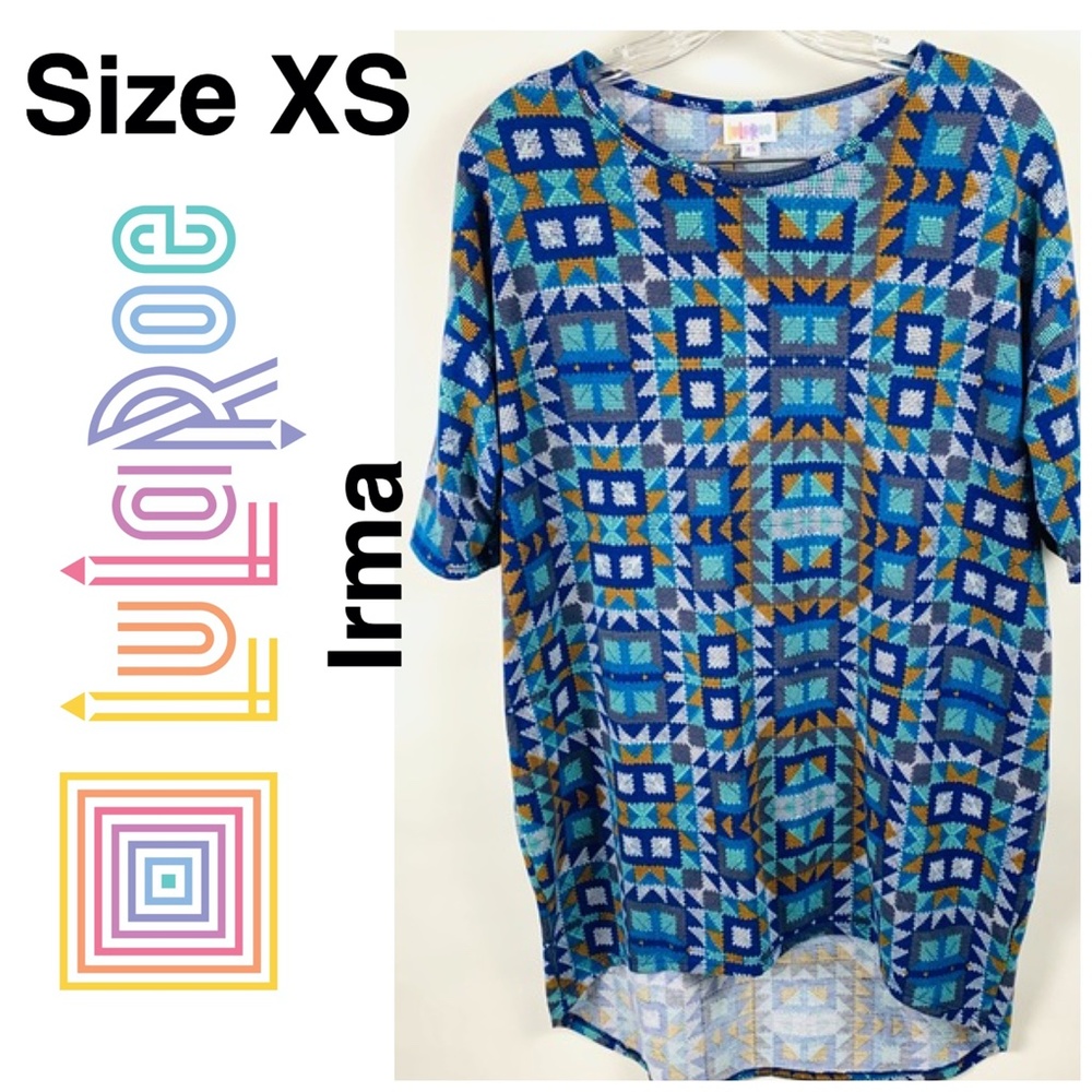 LuLaRoe Irma Shirt Sz XS